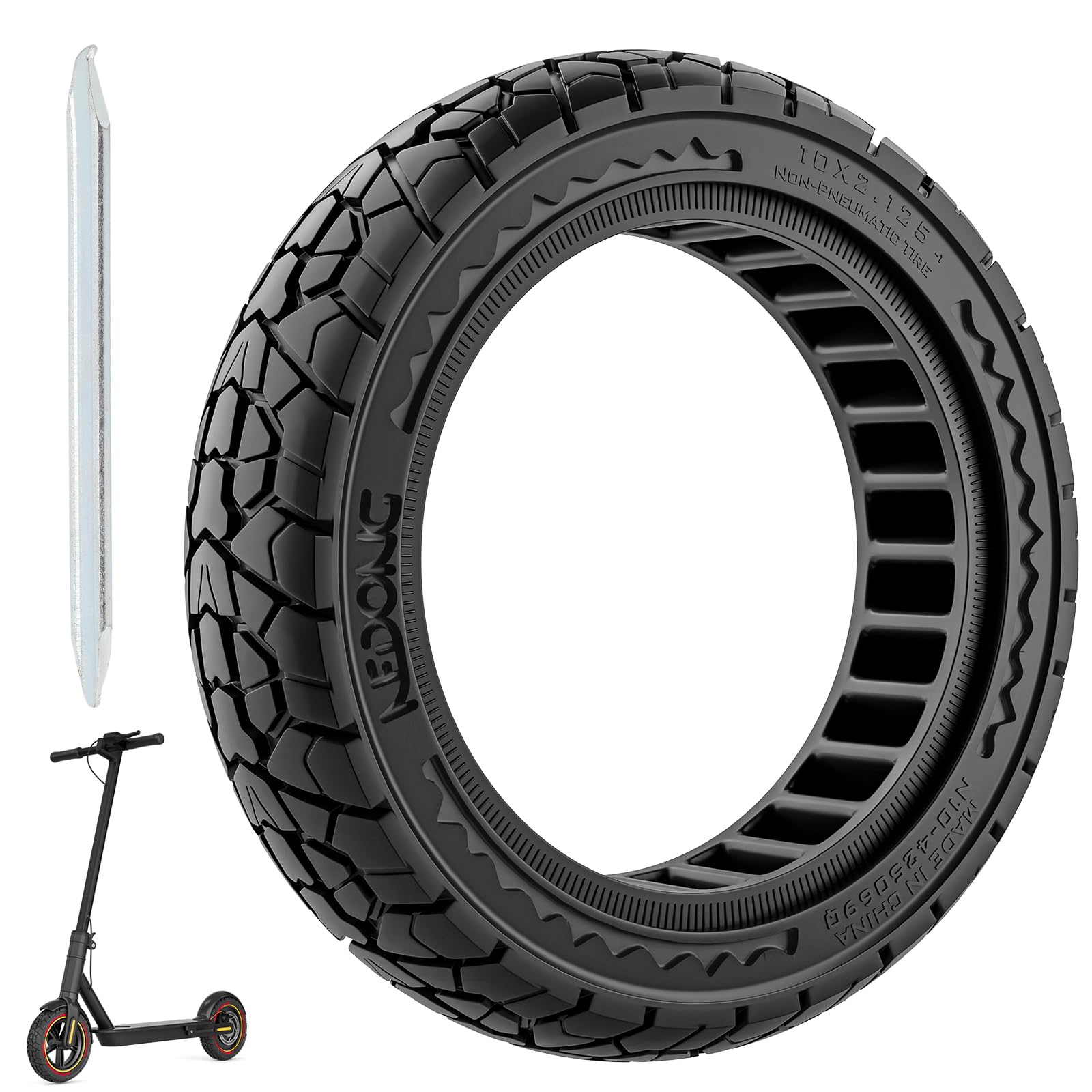 Amazon.com: Cooryda 10X2.125 Off Road Tire for Electric Scooter